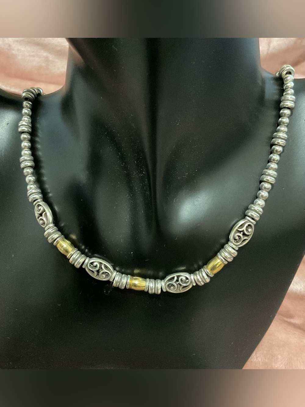 Vintage Brighton Malin Two Tone Necklace